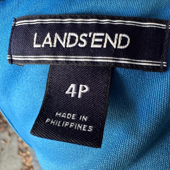 Lands' End Blue Halter Midi Dress for Casual Resort Wear - Picture 8 of 13